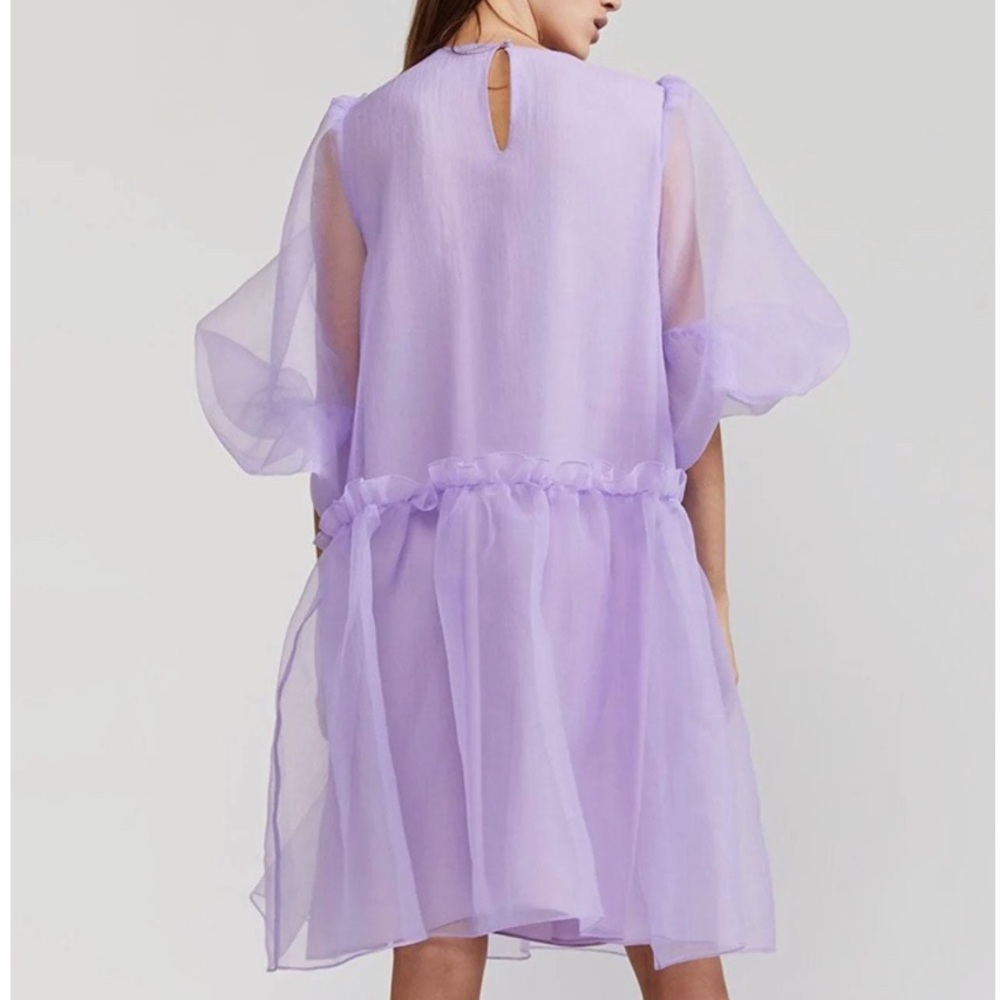 Cynthia Rowley Lavendar Purple Organza Dress - Picture 2 of 5